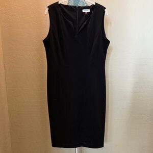 Calvin Klein Classic Black Midi Dress
